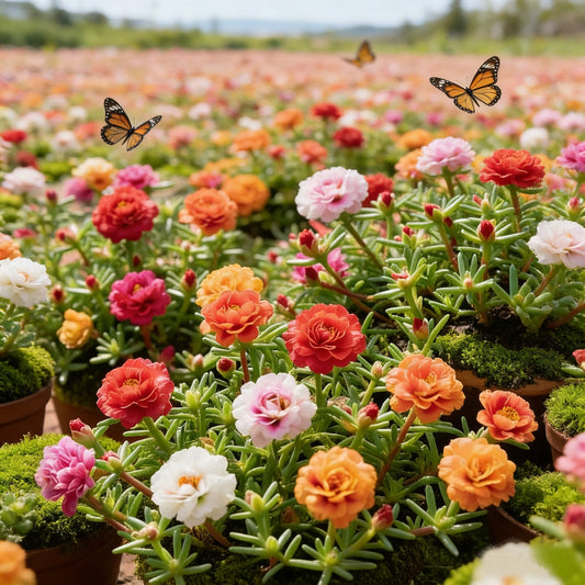🔥 65K+ Sold Double Bloom Sun Rose Seeds 🌸 Nonstop Summer Blooms 🌼 No Care Needed ☀️ Grow Anywhere 🌱