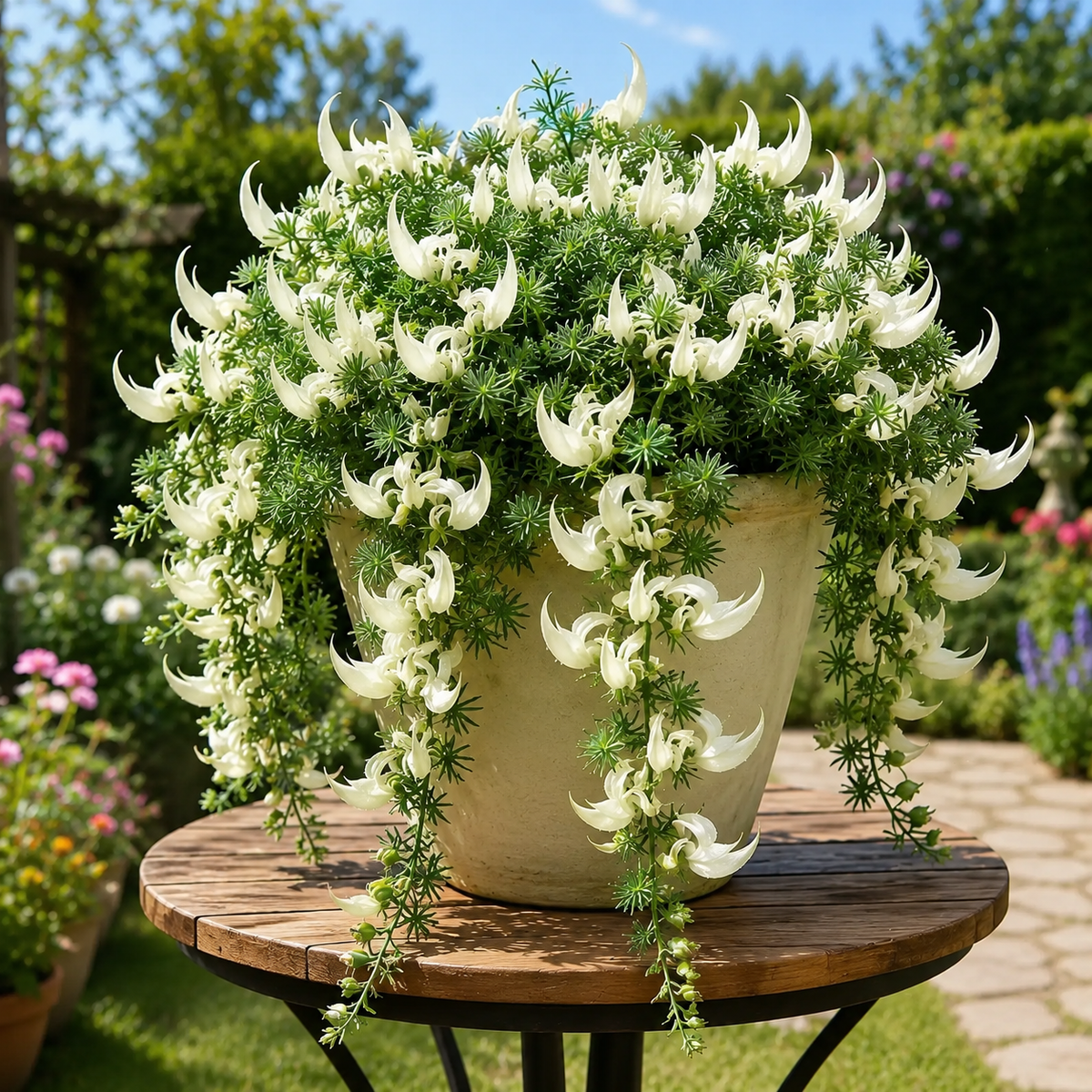 🪴🦜Parrotbeak spider plant 🔥 Blooms for up to 300 Days a Year!