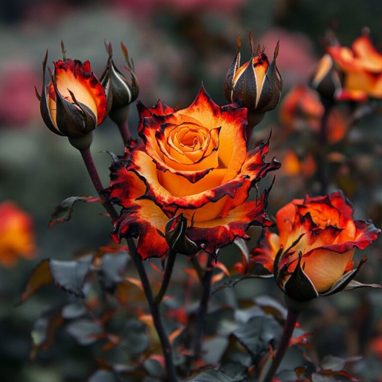🔥🌹Flaming Rose Seeds🌱 Grow Vibrant Roses from Seed