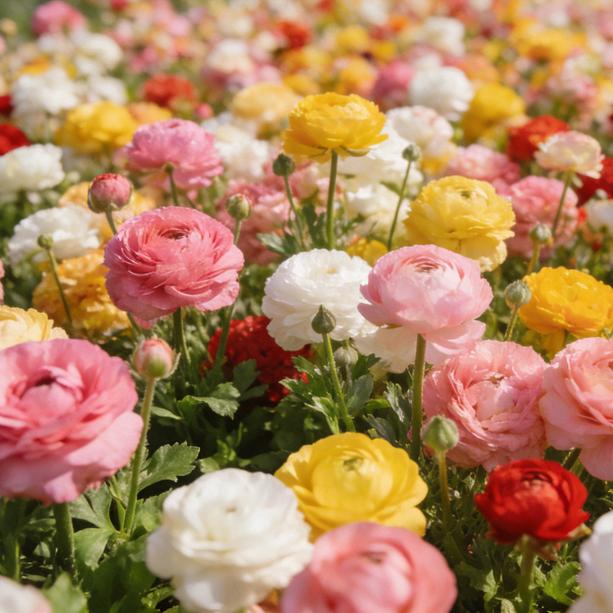 🌸Ranunculus Seeds – 💜Grow Elegant, Rose-Like Blooms in Your Own Garden