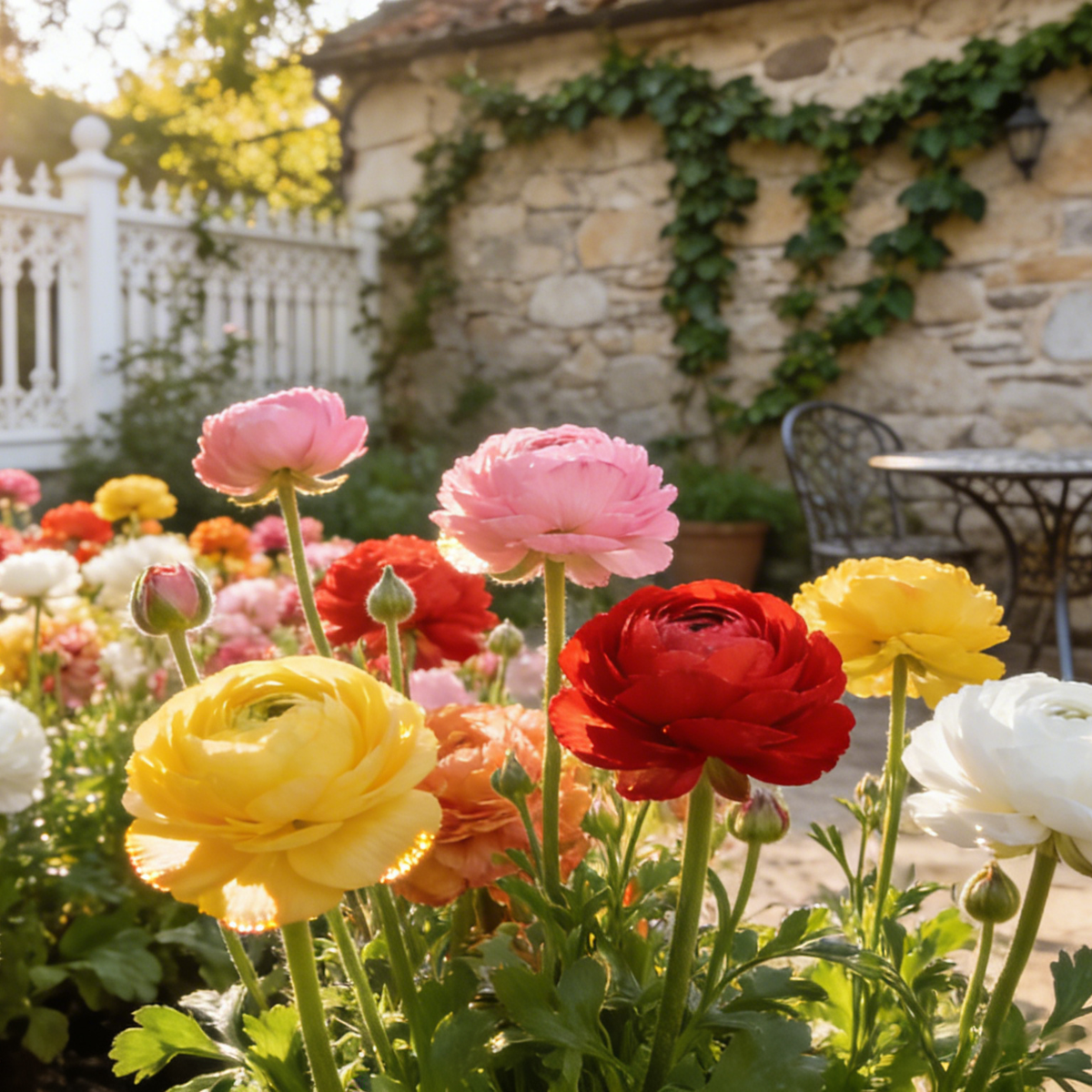 🌸Ranunculus Seeds – 💜Grow Elegant, Rose-Like Blooms in Your Own Garden