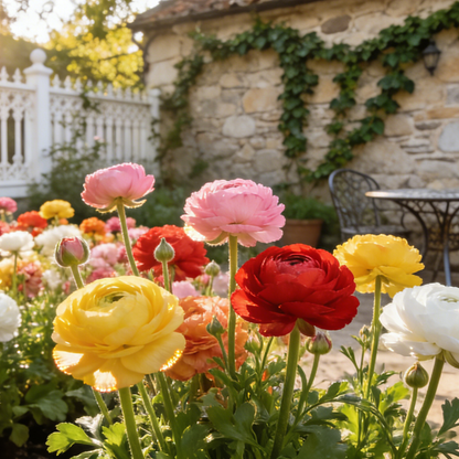 🌸Ranunculus Seeds – 💜Grow Elegant, Rose-Like Blooms in Your Own Garden