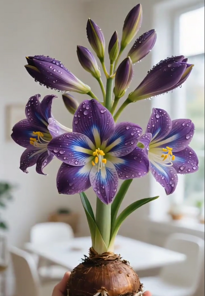 🔥 Limited-Time Offer 🌺 Rare Double-Petaled Perfume Amaryllis – Giant Fragrant Blooms All Winter Long ❄️