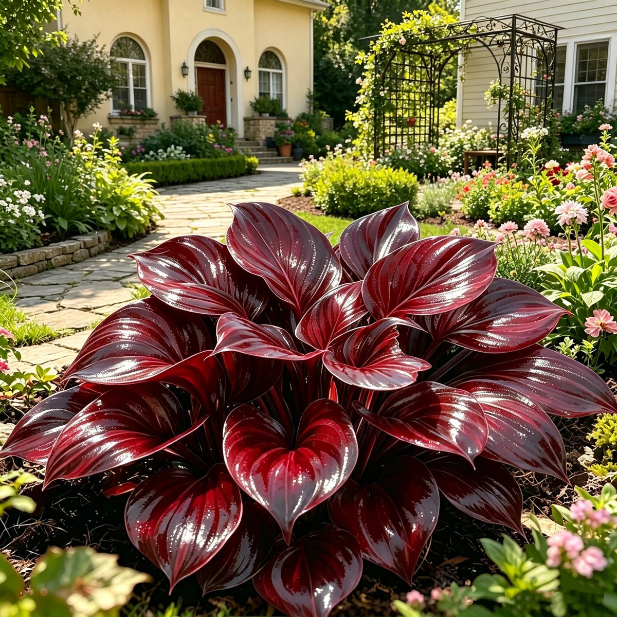💎 Rare Multi-Color Opal Hosta 🌿 Stunning Foliage That Shines All Season