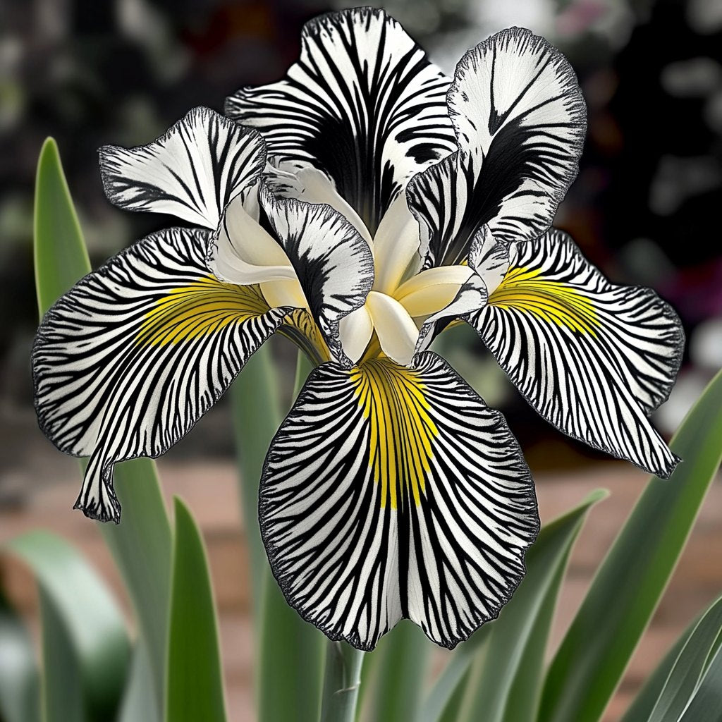 🌸 Zebra Stripes Iris 🌿 Bold Striped Blooms That Instantly Stand Out