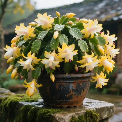 🦀Mix Colors Schlumbergera Bulbs– Easy Care Blooms in Every Shade, Even in Winter ❄️🌈