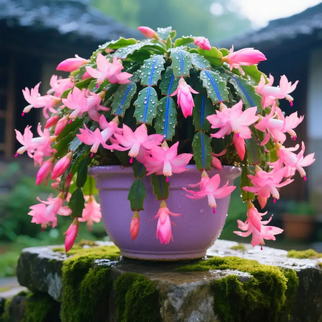 🦀Mix Colors Schlumbergera Bulbs– Easy Care Blooms in Every Shade, Even in Winter ❄️🌈
