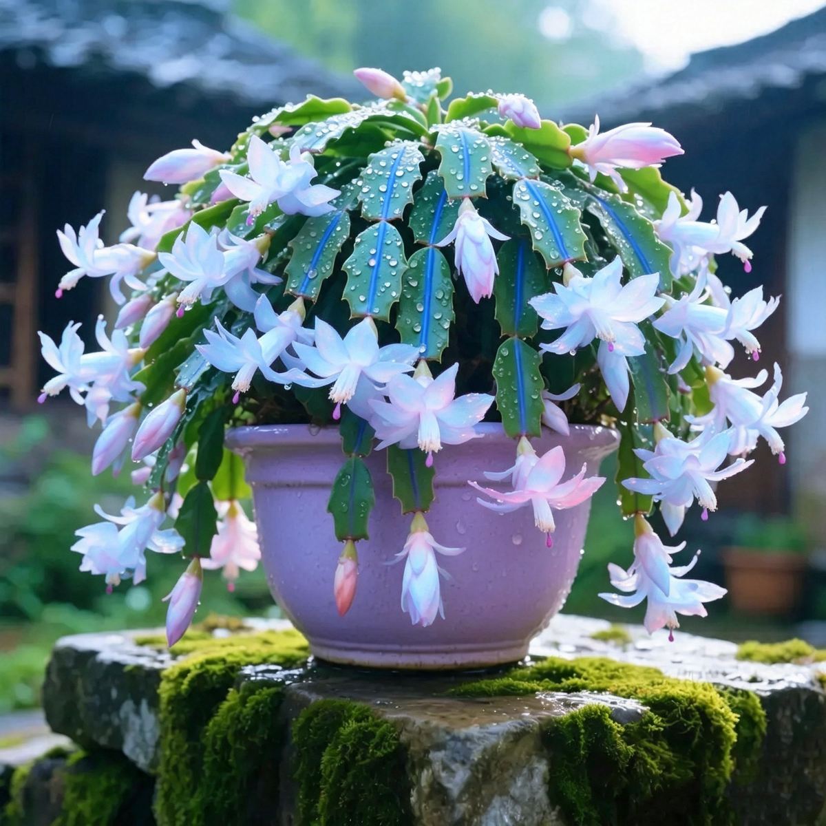 🦀Mix Colors Schlumbergera Bulbs– Easy Care Blooms in Every Shade, Even in Winter ❄️🌈