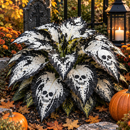 🎃👻 Halloween Haunted Hosta Bulbs – 6 Spooky Foliage Designs for a Magical Halloween Garden