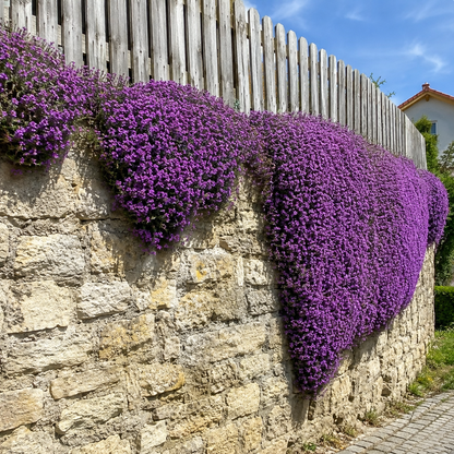 🌸✨ Creeping Thyme Seeds for a Stunning Multi-Color Ground Cover!  🌿Turn Your Garden into a Colorful Flower Carpet!🌺