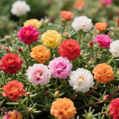 🔥 65K+ Sold Double Bloom Sun Rose Seeds 🌸 Nonstop Summer Blooms 🌼 No Care Needed ☀️ Grow Anywhere 🌱
