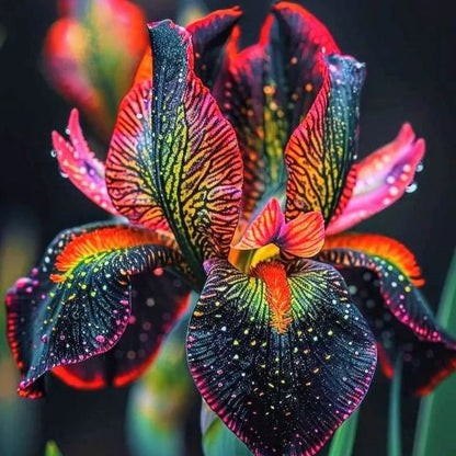 ‎⚘ ﹏Tall Bearded Iris with Bold, Elegant Blooms