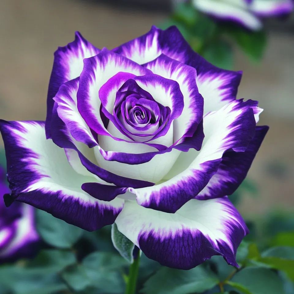 🌈🌹Rare Blue Moon Rose 🌸Elegant Blooms That Transform Your Garden