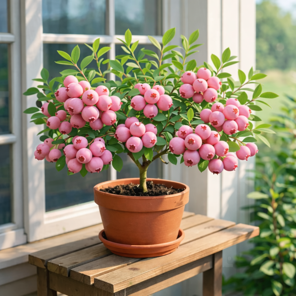 Grow Rare Pink Blueberries at Home 🍓🌸