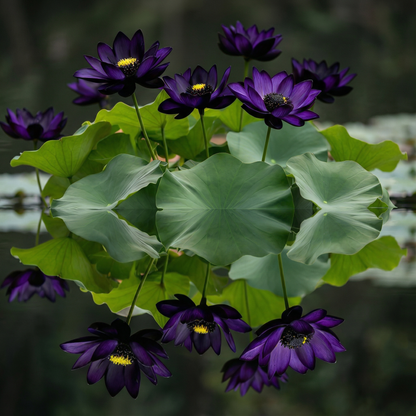 💜🪷Midnight Purple Lotus Seeds🌿Simple, Beautiful & Unique!