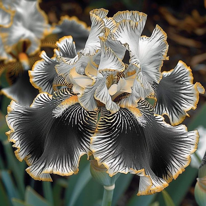 ‎⚘ ﹏Tall Bearded Iris with Bold, Elegant Blooms