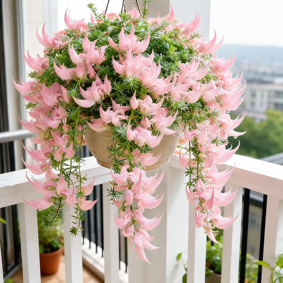 🪴🦜Parrotbeak spider plant 🔥 Blooms for up to 300 Days a Year!