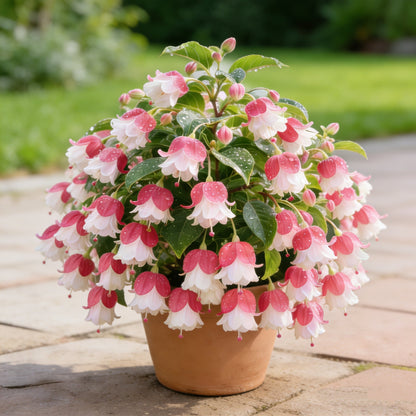 🌸 Double Fuchsia Plants – Elegant Cascading Blooms for Shade Gardens