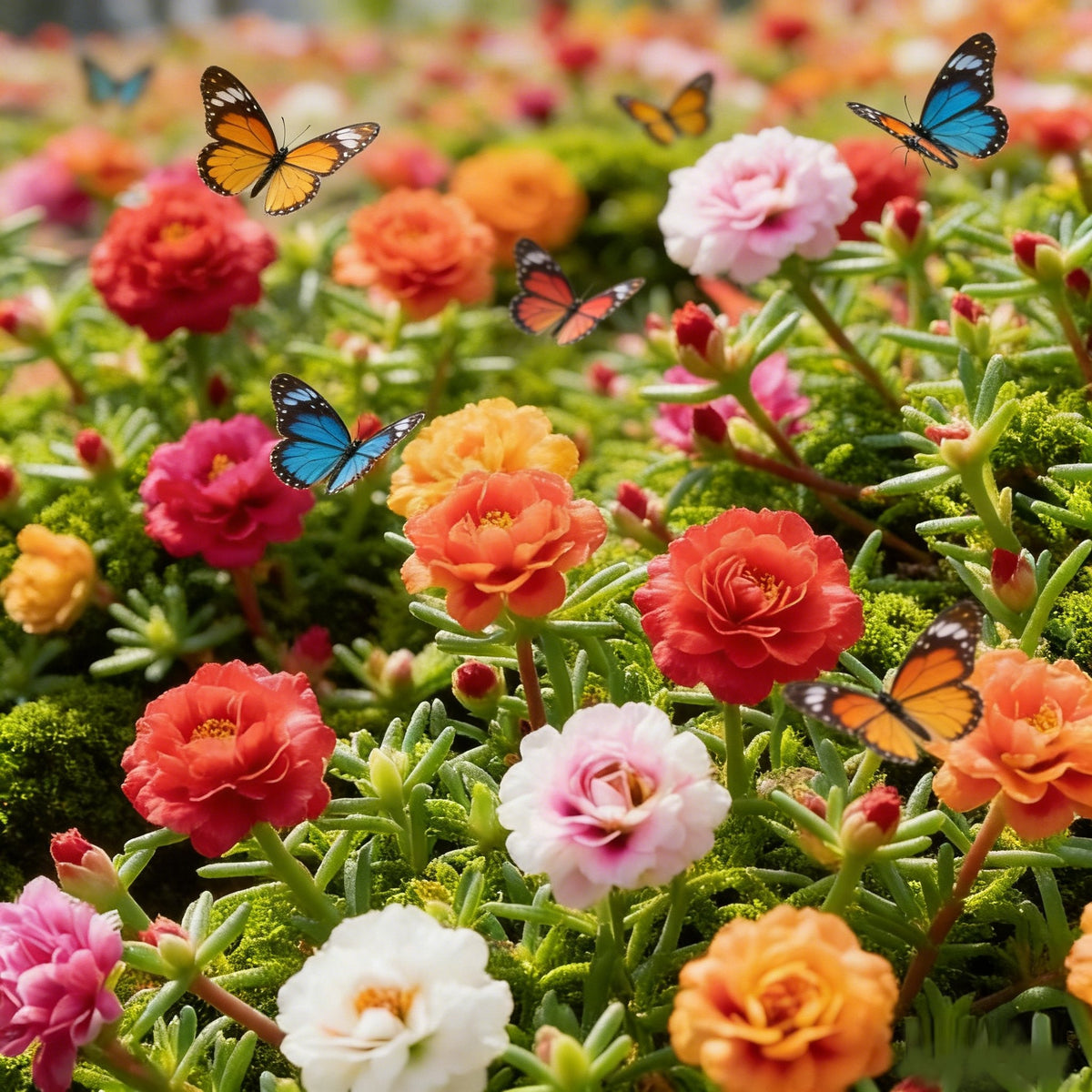 🔥 65K+ Sold Double Bloom Sun Rose Seeds 🌸 Nonstop Summer Blooms 🌼 No Care Needed ☀️ Grow Anywhere 🌱