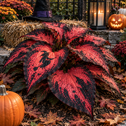 🎃👻 Halloween Haunted Hosta Bulbs – 6 Spooky Foliage Designs for a Magical Halloween Garden