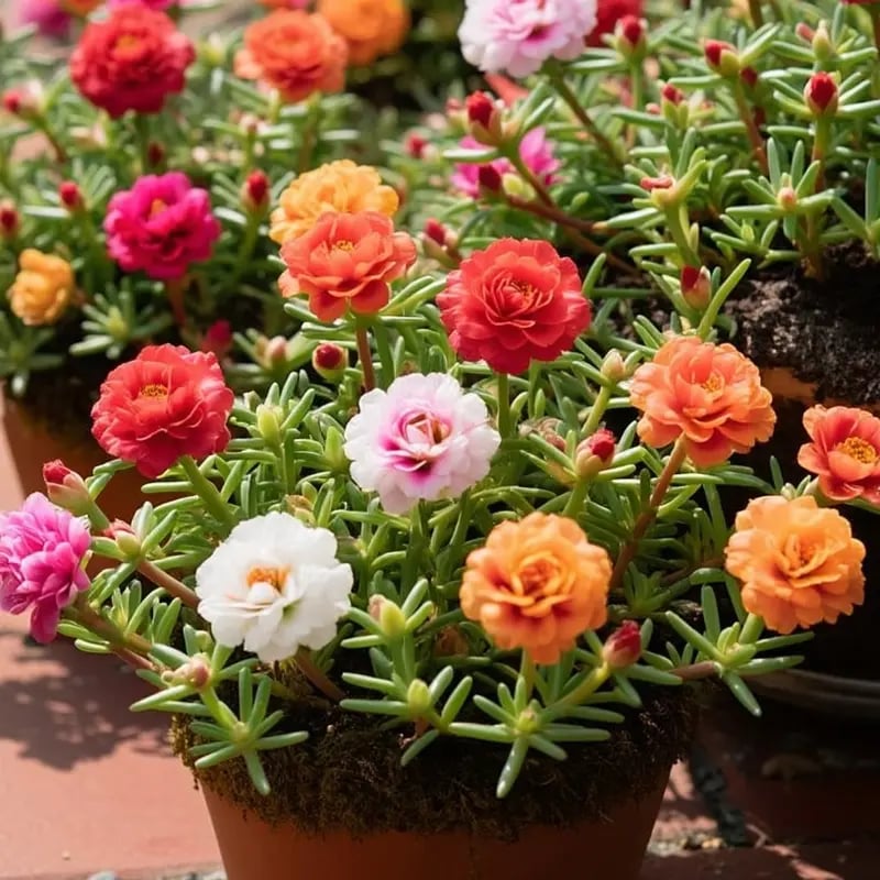 🔥 65K+ Sold Double Bloom Sun Rose Seeds 🌸 Nonstop Summer Blooms 🌼 No Care Needed ☀️ Grow Anywhere 🌱