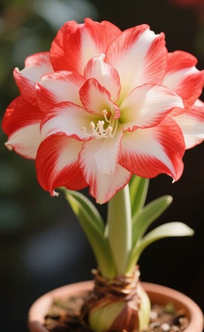 🔥 Limited-Time Offer 🌺 Rare Double-Petaled Perfume Amaryllis – Giant Fragrant Blooms All Winter Long ❄️