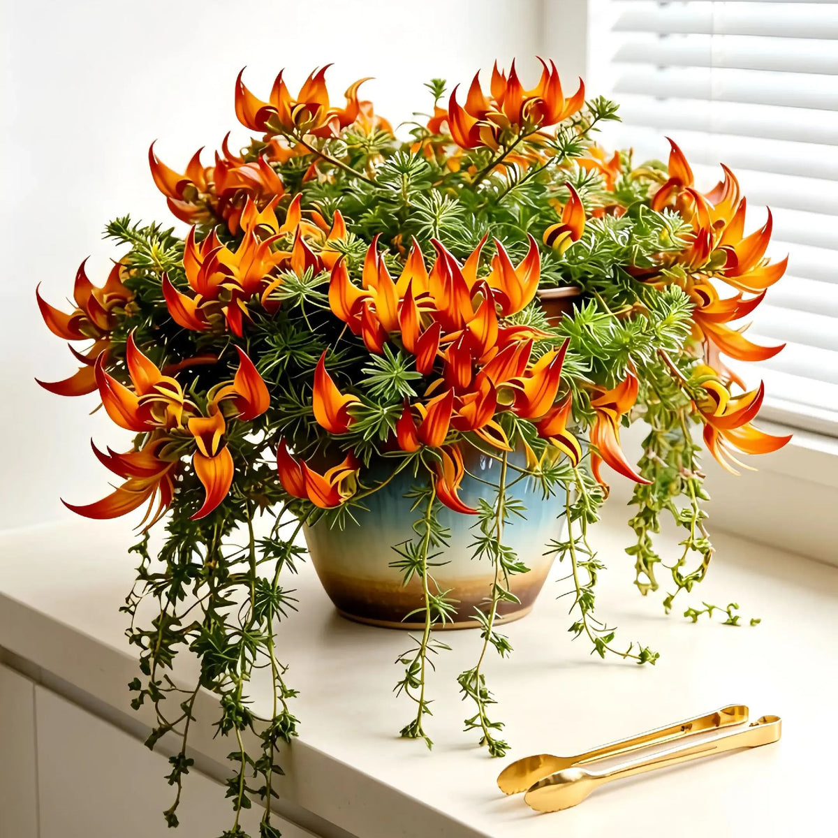 🪴🦜Parrotbeak spider plant 🔥 Blooms for up to 300 Days a Year!