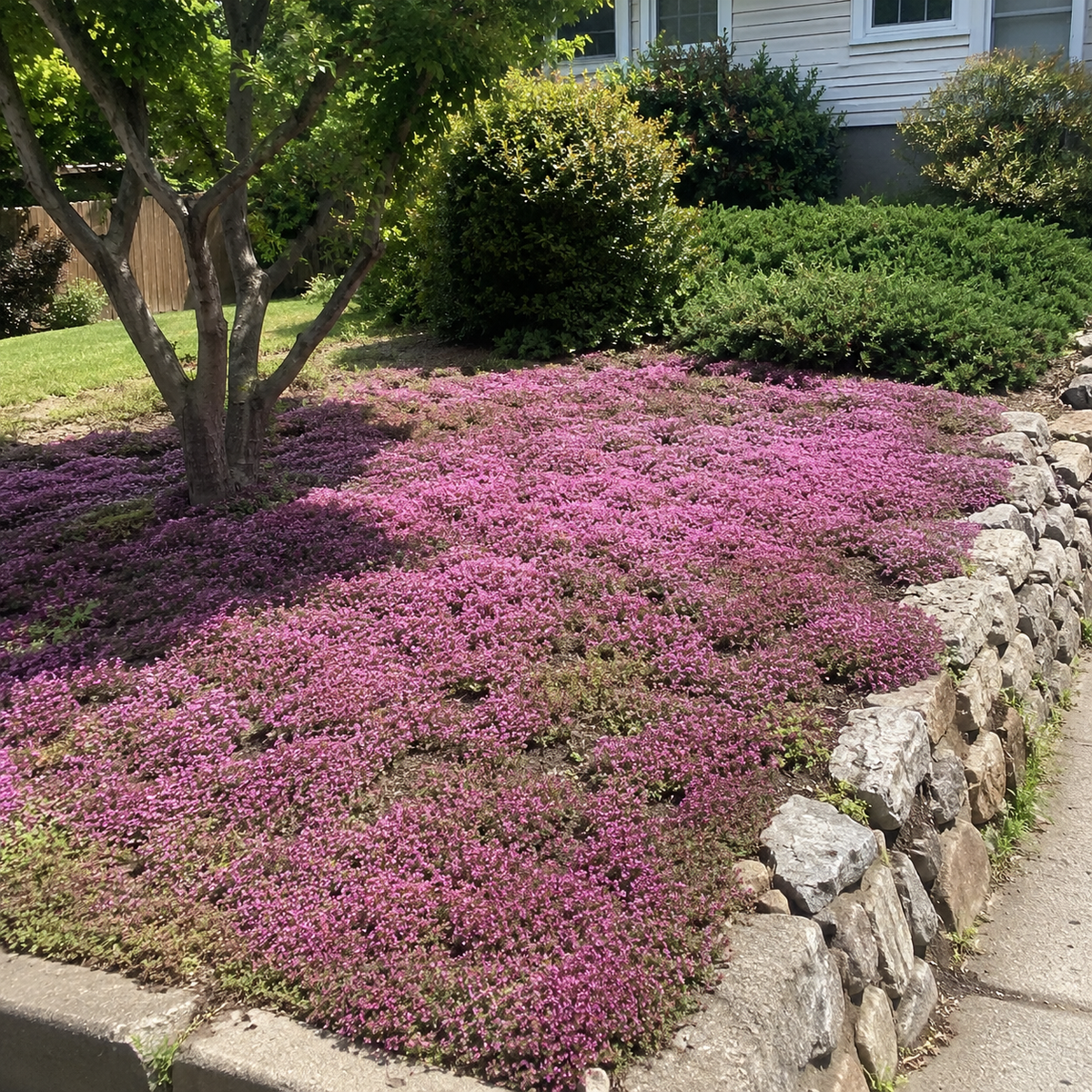 🌸✨ Creeping Thyme Seeds for a Stunning Multi-Color Ground Cover!  🌿Turn Your Garden into a Colorful Flower Carpet!🌺