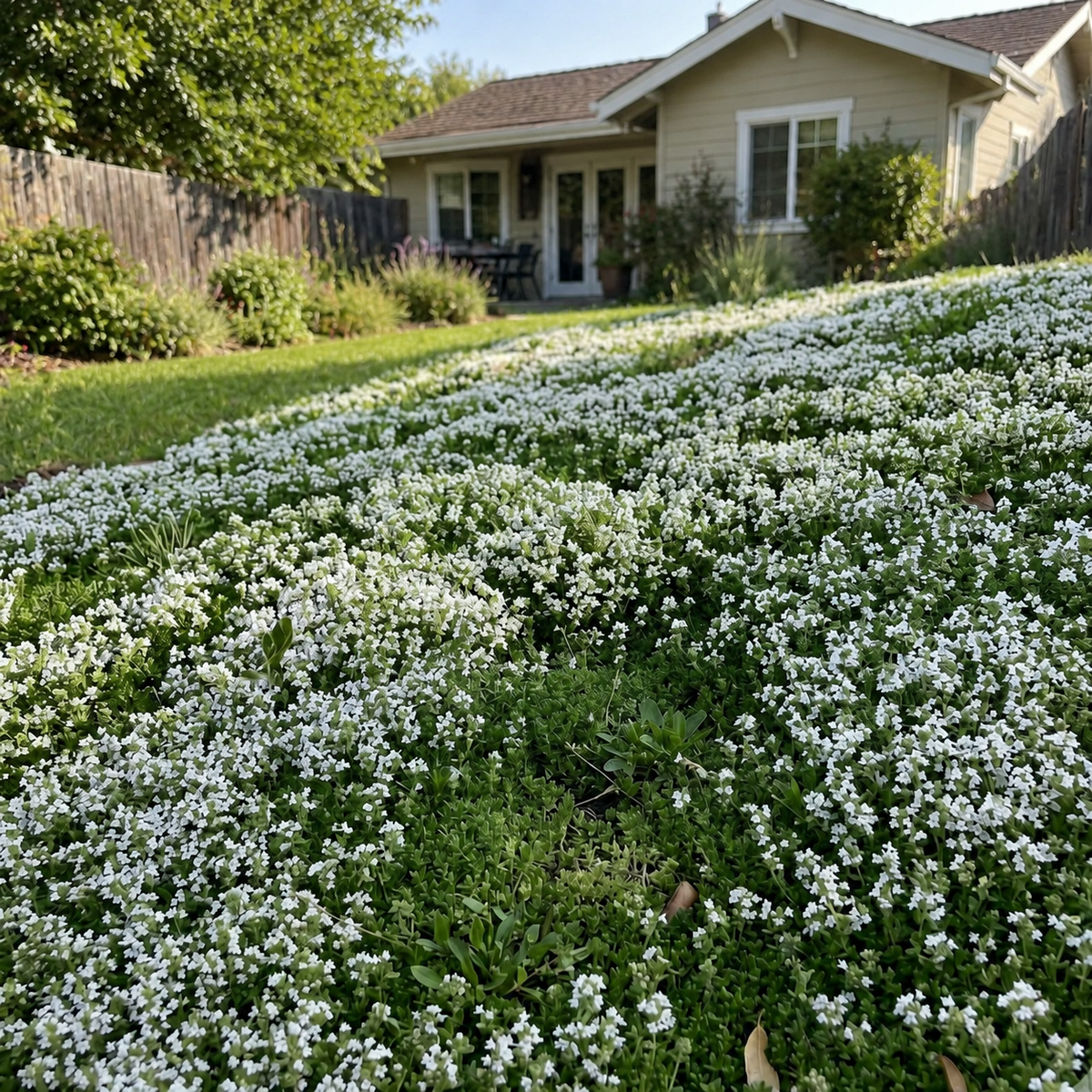 🌸✨ Creeping Thyme Seeds for a Stunning Multi-Color Ground Cover!  🌿Turn Your Garden into a Colorful Flower Carpet!🌺