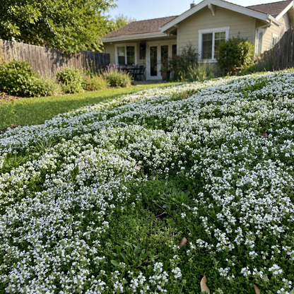 🌸✨ Creeping Thyme Seeds for a Stunning Multi-Color Ground Cover!  🌿Turn Your Garden into a Colorful Flower Carpet!🌺