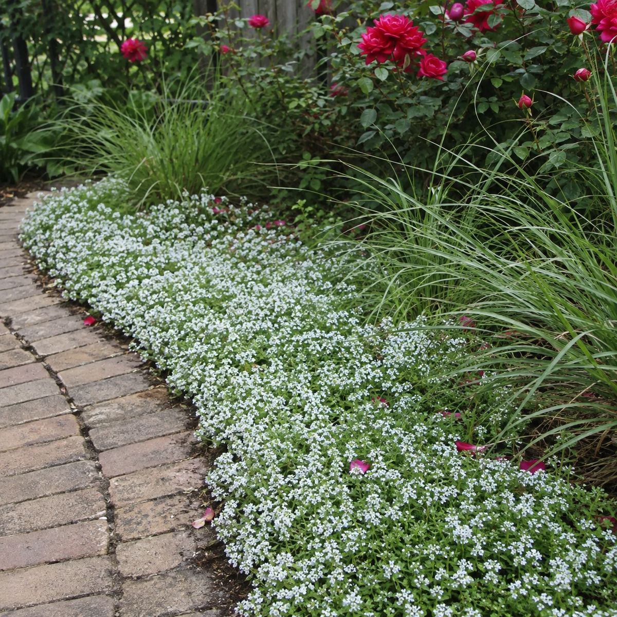 🌸✨ Creeping Thyme Seeds for a Stunning Multi-Color Ground Cover!  🌿Turn Your Garden into a Colorful Flower Carpet!🌺